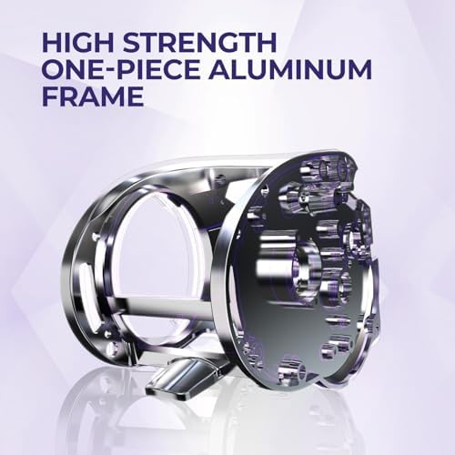 Piscifun Alijoz 400 Baitcaster Fishing Reel, 38Lbs Max Drag Aluminum Alloy Frame Baitcasting Reel, Available in 6.6:1/8.1:1 Gear Ratio, Freshwater and Saltwater Low Profile Casting Reel for Musky - Image 3