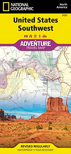 United States, Southwest Map (National Geographic Adventure Map, 3121) - Image 2