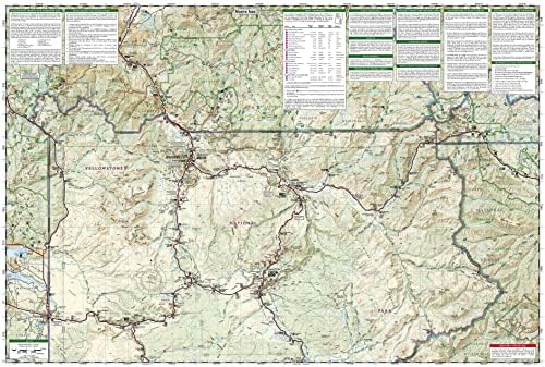 Yellowstone National Park Map (National Geographic Trails Illustrated Map, 201) - Image 6